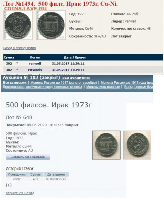 Ирак 500 филсов 1973 нефтезавод - Безымянный