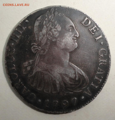 8 реалов 1797 Испания на подлинность - DSC06620.JPG