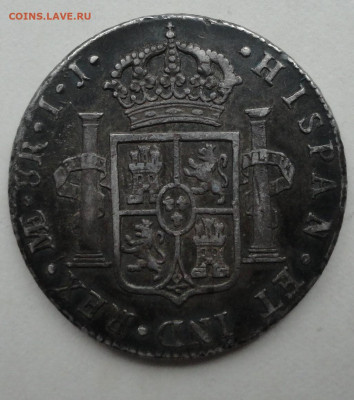 8 реалов 1797 Испания на подлинность - DSC06621.JPG