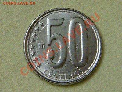 -v- Венесуэла 50 сантимо 2010г 75лет ЦБ за 40руб. - DSC04179.JPG