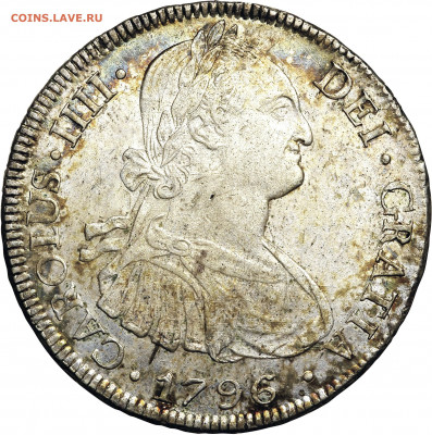 8 реалов 1797 Испания на подлинность - 582-original