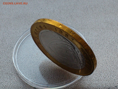 2001г. 10 рублей Гагарин СПДМ (ост.блеска) Гагарин ММД_до Чт - 05.JPG