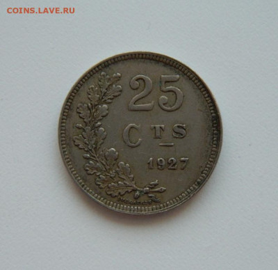 Люксембург 25 сантимов 1927 г. до 17.09.20 - DSCN1277.JPG