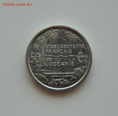 Французская Океания 50 сантимов 1949 г. (Лодки) до 17.09.20 - DSCN1386.JPG
