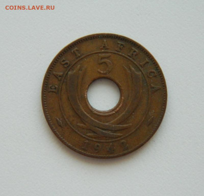 Британская Восточная Африка  5 центов 1942 г. до 17.09.20 - DSCN1315.JPG