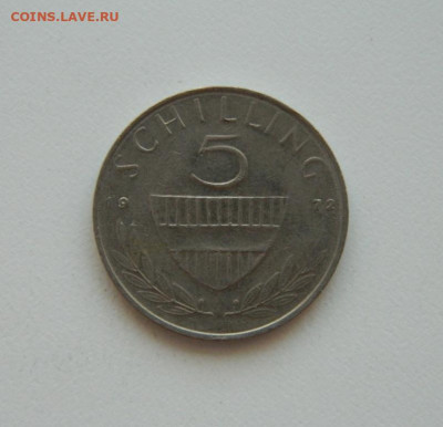 Австрия 5 шиллингов 1972 г. до 17.09.20 - DSCN1333.JPG