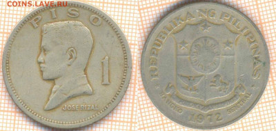 Филиппины 1 писо 1972 г., до 21.09.2020 г. 22.00 по Москве - Филиппины 1 писо 1972 1628