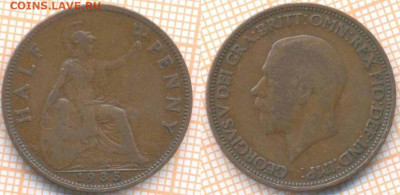 Великобритания полпенни 1935 г., до 21.09.2020 г. 22.00 по - Великобритания полпенни 1935 1638