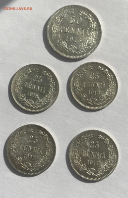 Финские пенни 1866, 1867, 1874, 1895 и др. - A38AF85F-5968-4266-8638-32386DA9C921