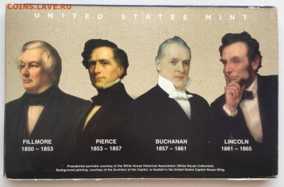 Набор США 1$ 2010 Президенты ПРУФ Proof коробка сертификат - v_sGBIR38VM