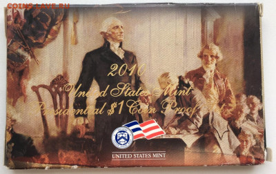 Набор США 1$ 2010 Президенты ПРУФ Proof коробка сертификат - zjgtcovqQy8