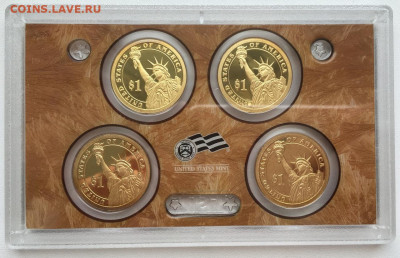 Набор США 1$ 2010 Президенты ПРУФ Proof коробка сертификат - haqcUVsABMU