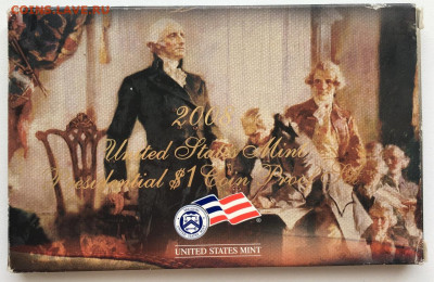 Набор США 1$ 2008 Президенты ПРУФ Proof коробка сертификат - hPW3jTlz4K0