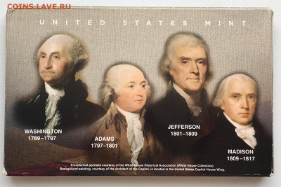 Набор США 1$ 2007 Президенты ПРУФ Proof коробка сертификат - 2ZP3TOtA-yI
