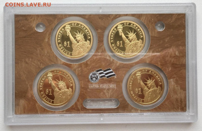 Набор США 1$ 2009 Президенты ПРУФ Proof коробка сертификат - v2rXZ_IWvx0