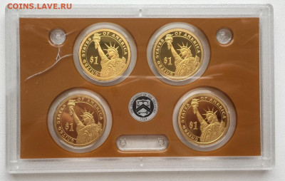 Набор США 1$ 2012 Президенты ПРУФ Proof коробка сертификат - VS-dmbxKmoo