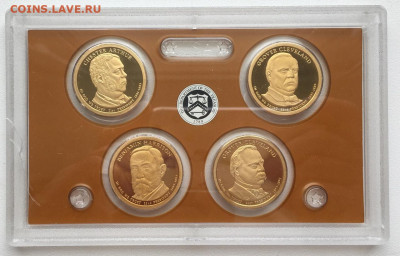 Набор США 1$ 2012 Президенты ПРУФ Proof коробка сертификат - qP6z0UF7T4g