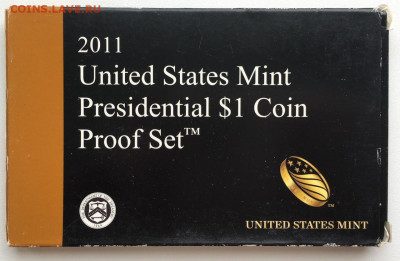 Набор США 1$ 2011 Президенты ПРУФ Proof коробка сертификат - JXBpG2VF_hQ