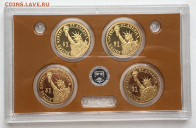 Набор США 1$ 2011 Президенты ПРУФ Proof коробка сертификат - Pypm4Xho764