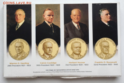 Набор США 1$ 2014 Президенты ПРУФ Proof коробка сертификат - xUZxs7r4ltU