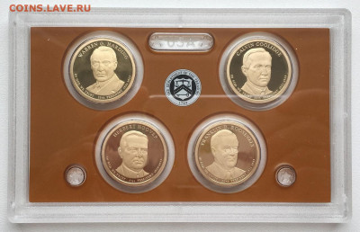 Набор США 1$ 2014 Президенты ПРУФ Proof коробка сертификат - 2shAwrS1yWw