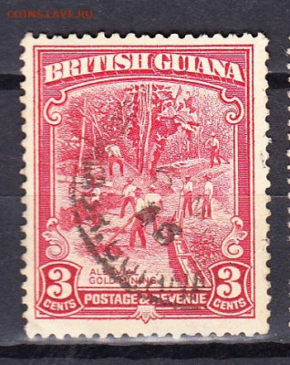 Колонии Британская Гвиана 1934 1м 3 ц до 21 09 - 50