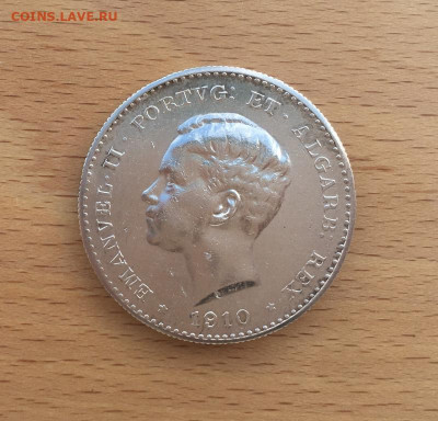 Крона Шайба Португалия 1000 рейсов 1910 Пиренейская война - krona_shajba_portugalija_1000_rejsov_1910_100_let_pirenejskoj_vojne_xf_serebro (3)