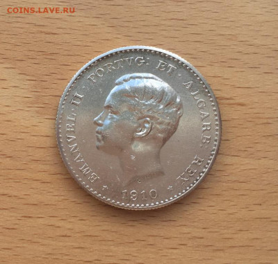 Крона Шайба Португалия 1000 рейсов 1910 Пиренейская война - krona_shajba_portugalija_1000_rejsov_1910_100_let_pirenejskoj_vojne_xf_serebro (1)