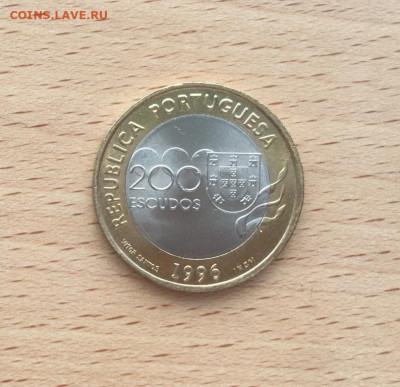 биметалл Португалия 200 эскудо 1996 XXVI Олимпиада - bimetall_portugalija_200_eskudo_1996_xxvi_letnie_olimpijskie_igry_atlanta_1996 (1)