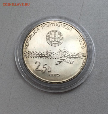 2,5 евро Португалия 2009 ЮНЕСКО - Белемская башня архитектур - 2_5_evro_portugalija_2009_junesko_belemskaja_bashnja_arkhitektura (1)