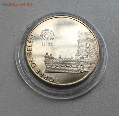 2,5 евро Португалия 2009 ЮНЕСКО - Белемская башня архитектур - 2_5_evro_portugalija_2009_junesko_belemskaja_bashnja_arkhitektura