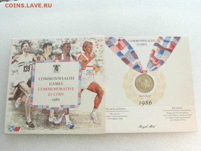 Великобритания 2 фунта 1986 Игры стран Содружества буклет - velikobritanija_2_funta_1986_igry_stran_sodruzhestva_blister