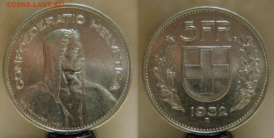 Швейцария 5 франков 1932 до 22-15 21.09.2020 - Швейцария 5фр 1932