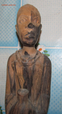 Деревянная статуэтка, 37 см. Женщина с кувшином, тяжелая - IMG_7197.JPG