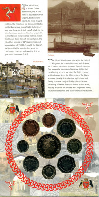 О.Мэн НЕЧАСТЫЙ набор 1п-5Ф 2002 Христ.наследие до 21.09.20 - IoM 2002 set-a