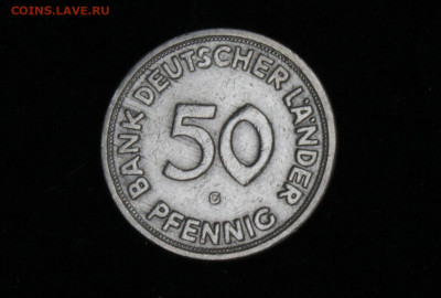 50 pfennig 1950 G - 76
