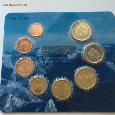 Андорра 2014 Годовой набор 3,88 Евро - image-06-08-20-06-23-1
