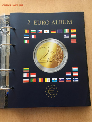 Альбом "2 EURO" LEUCHTTURM (ФРГ) + 5 листов для монет - image-30-08-20-12-29-2
