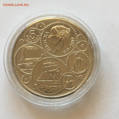 Великобритания 2019г 5 фунтов "Королева Виктория" - image-30-08-20-04-30-5