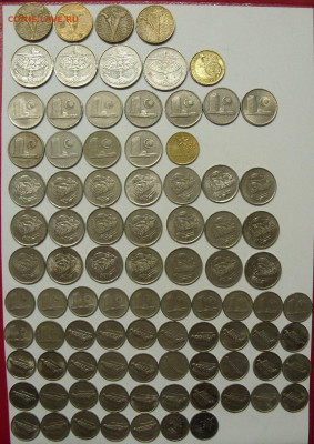 Малайзия 89 монет. На сумму 17,80 рингита. Старт=курс. - Малайзия 89 монет - 2