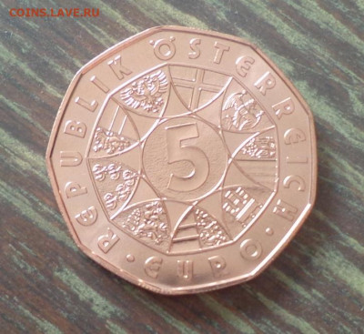 АВСТРИЯ - 5 евро ЗАЯЦ Дюрера до 25.09, 22.00 - Австрия 5 е медь Заяц_1