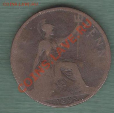 Великобритания, 1 Пенни 1895 (20.09) - Br5
