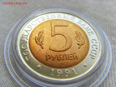 Красная Книга- 5 рублей Козел 1991 UNC до 25.09.20 г. - SDC17820.JPG