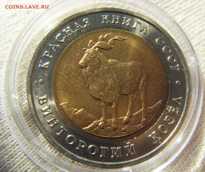 Красная Книга- 5 рублей Козел 1991 UNC до 25.09.20 г. - SDC17812.JPG