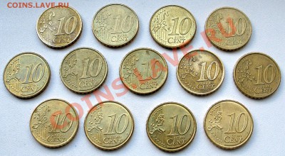 Евро и евроценты. Много разных монет! - 2.2