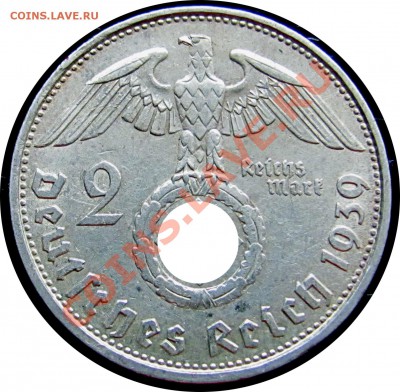 C91 Германия 2 марки 1939E до 23.09 в 22°° - C91 2 mark 1939_2