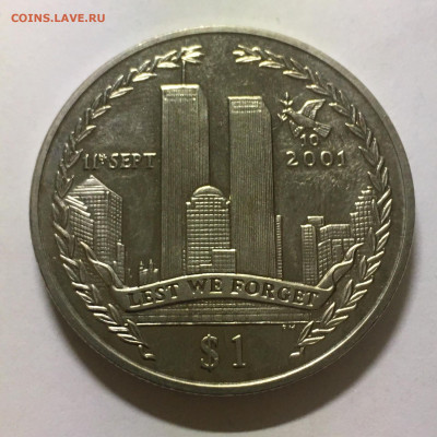 Виргинские острова 2011г 1$ "Всемирный торговый центр" - image-05-09-20-08-38-1