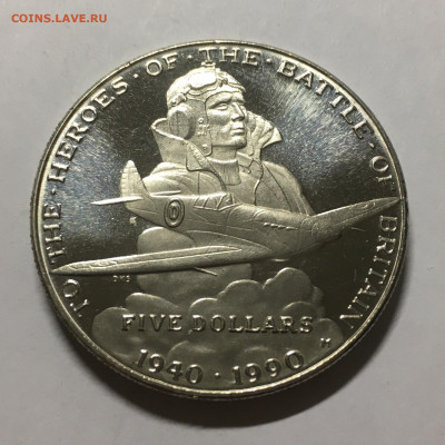 Маршалловы острова 1990г 5$ "Герои битвы за Британию" - image-05-09-20-09-34-1