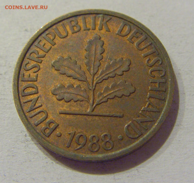 2 пфеннига 1988 J ФРГ №1н 26.09.2020 22:00 МСК - CIMG5521.JPG