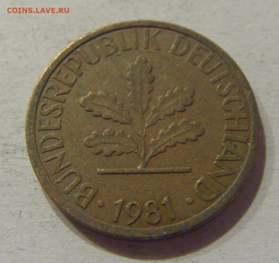 1 пфенниг 1981 J ФРГ №1н 26.09.2020 22:00 МСК - CIMG5533.JPG